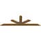 Ekena Millwork Saratoga Smooth Timber Gable Bracket, Western Red Cedar, 84"W x 28"H x 1 1/2"D x 5 1/2"F, 8/12 Pitch GBW084X28X0206SAR00SWR - alternate 2
